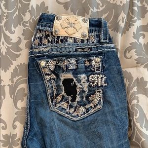 Miss Me Skinny Crop Jeans